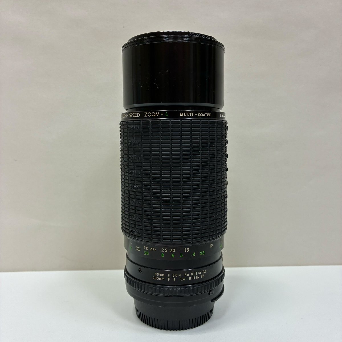 【561_36672】SIGMA HIGH-SPEED ZOOM-C 80-200mm F3.5-4 シグマ レンズ 交換レンズ マニュアルフォーカス用レンズ 傷・汚れあり 動作未確認