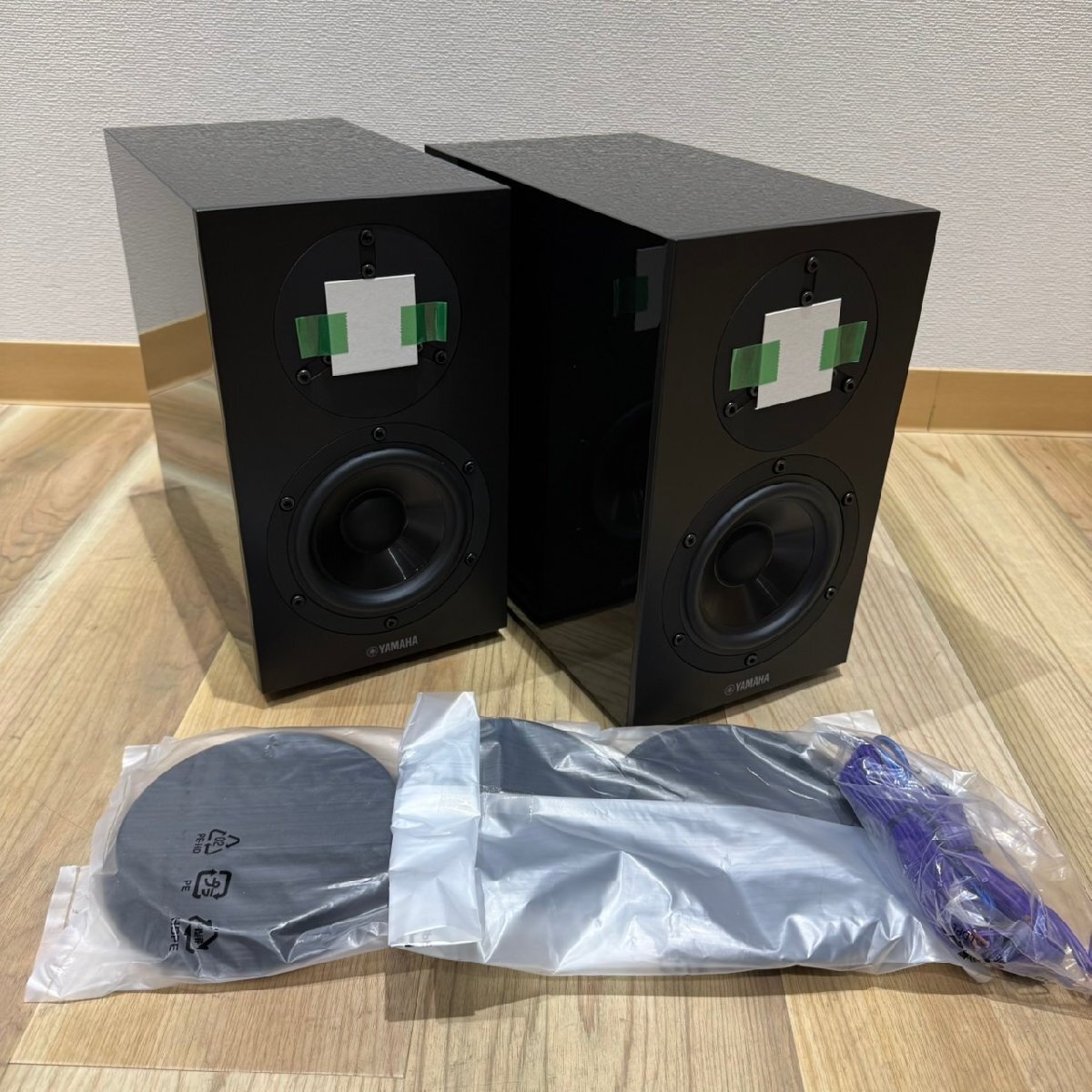 【589_76007】1円~ 未使用品 YAMAHA スピーカーパッケージ NS-BP200 ピアノブラック 2台1セット 元箱付き ヤマハ 音響機器