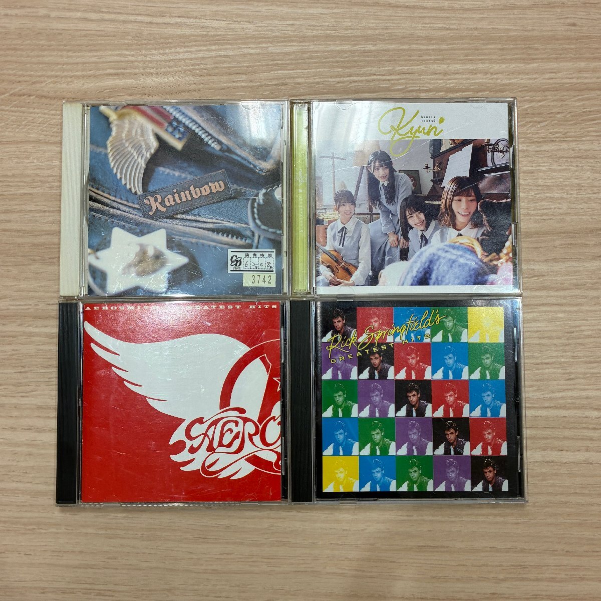 【484_25357】CD 4枚 まとめ売り エアロスミス 日向坂46 レインボー リック・スプリングフィールド [現状品] [動作未確認]