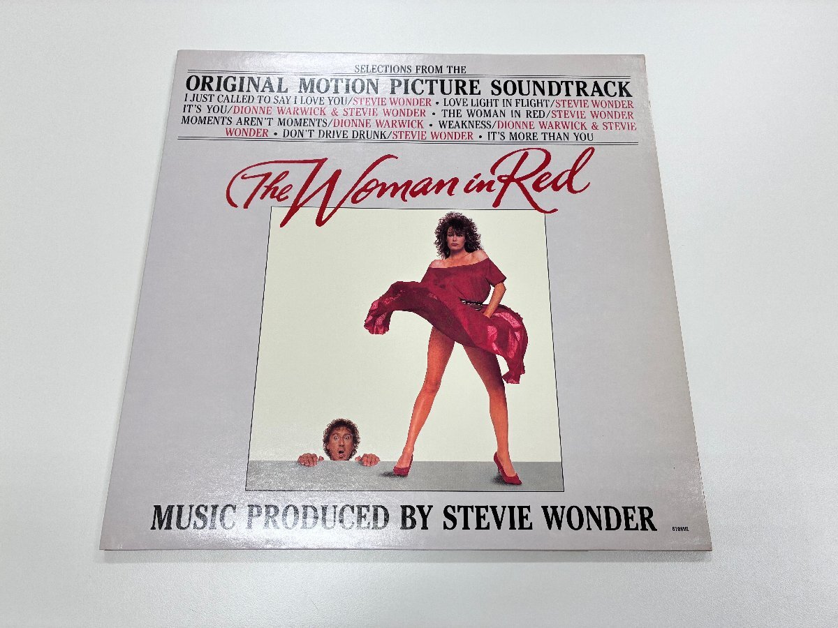 【516_23402】レコード/record/LP/スティーヴィー・ワンダー Stevie Wonder/ウーマン・イン・レッド Woman In Red　現状品