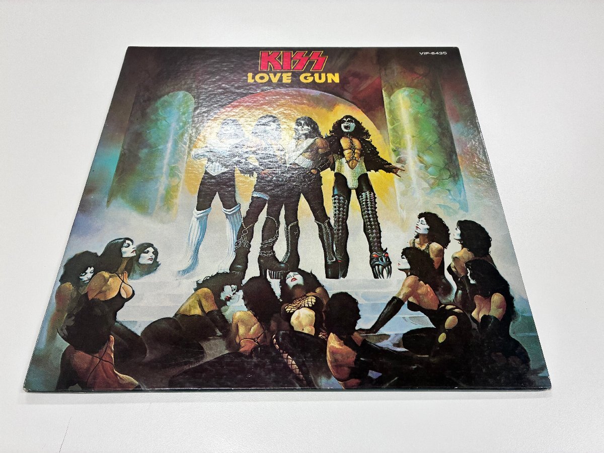 【516_23471】KISS キッス 「 LOVE GUN ラブガン 」 LP レコード 現状品