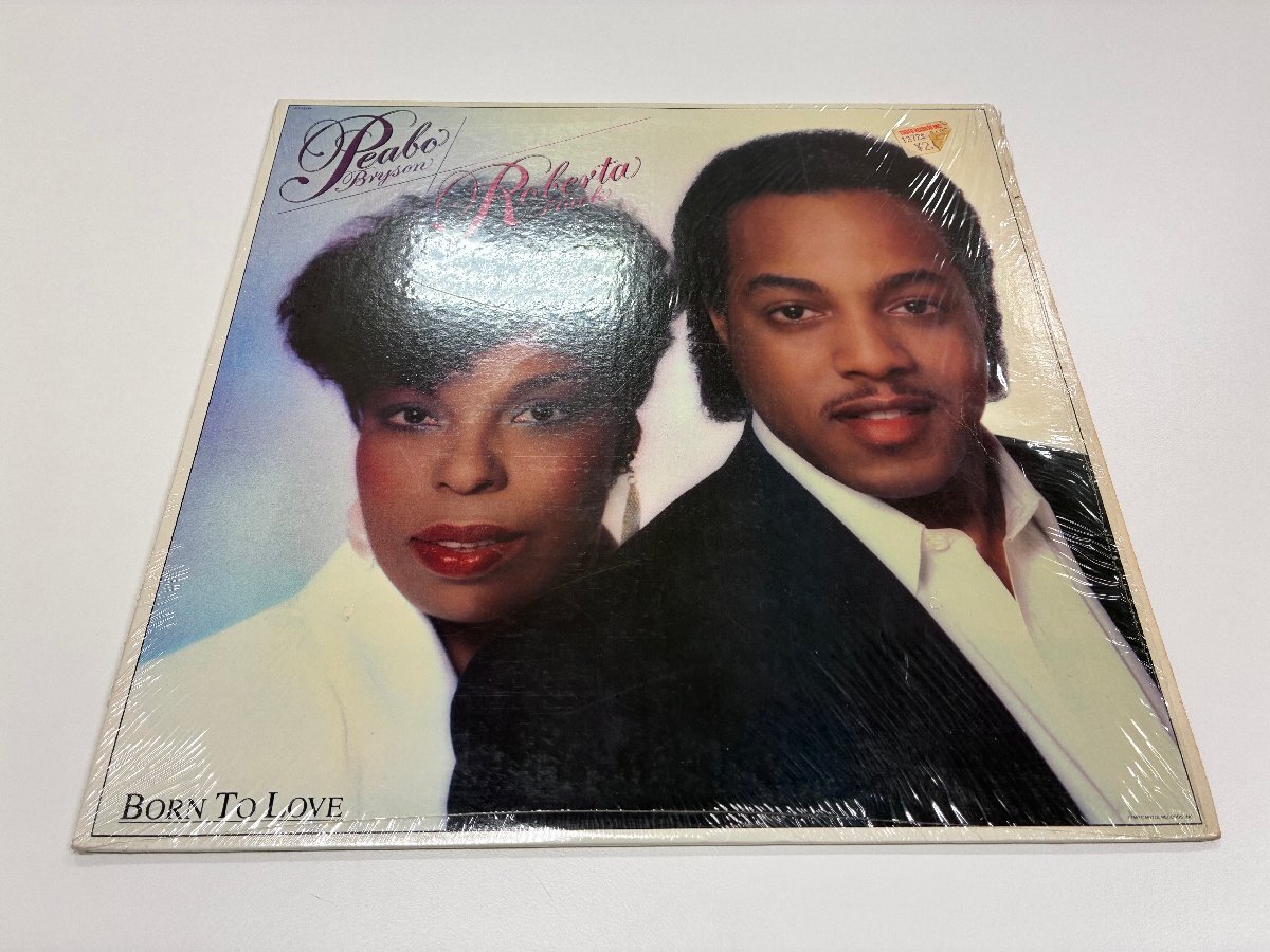 【516_23495】PEABO BRYSON & ROBERTA FLACK(ピーボ・ブライソン) / BORN TO LOVE(愛に生きて) LP レコード 現状品