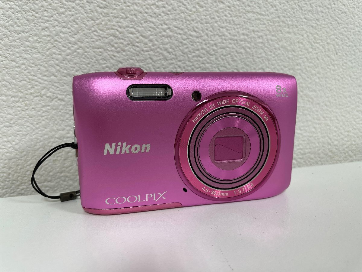 【506_49513】中古品　Nikon ニコン　コンパクトデジタルカメラ　COOLPIX　S3600　動作未確認