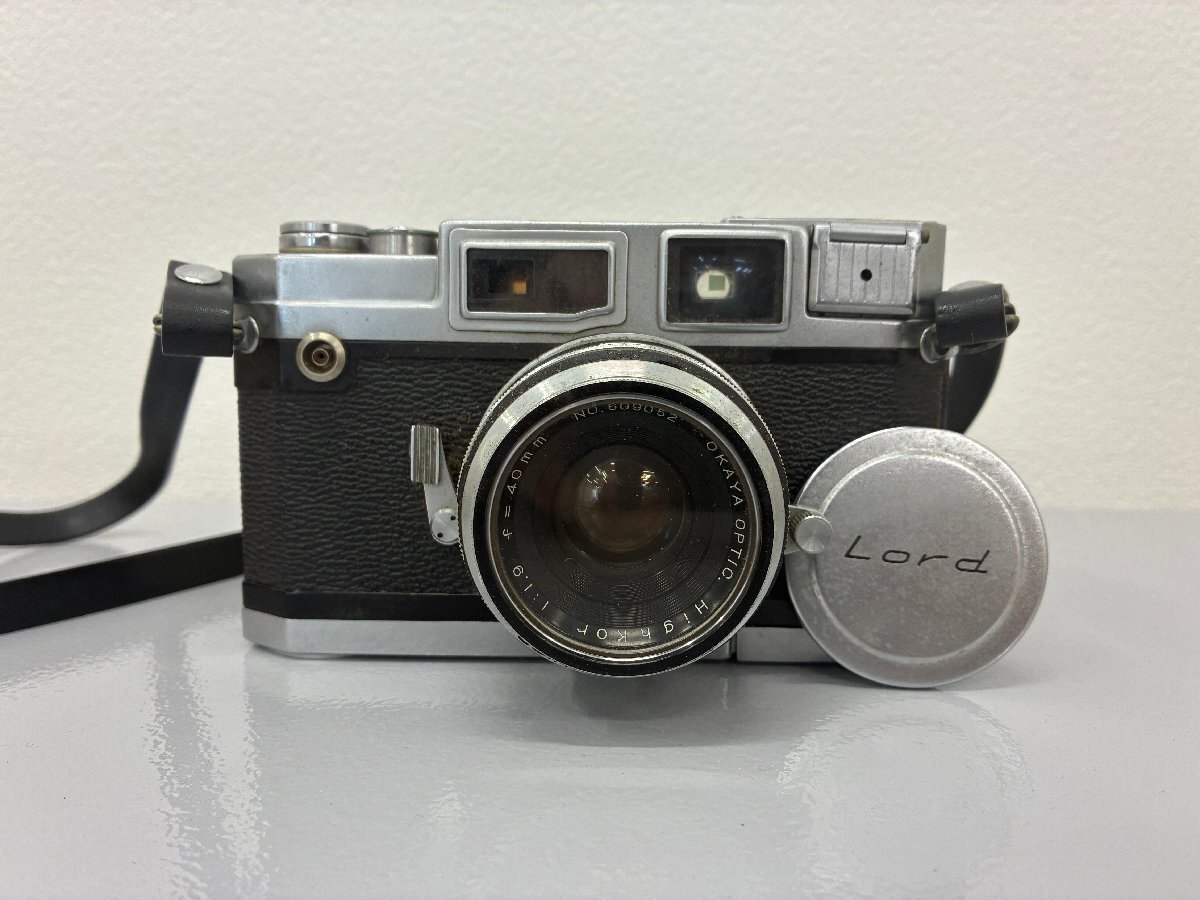 【560_24538】希少 岡谷光学 Lord SE レンジファインダー フィルムカメラ 動作未確認 現状品　蓋つき　コンパクトカメラ　ビンテージ品
