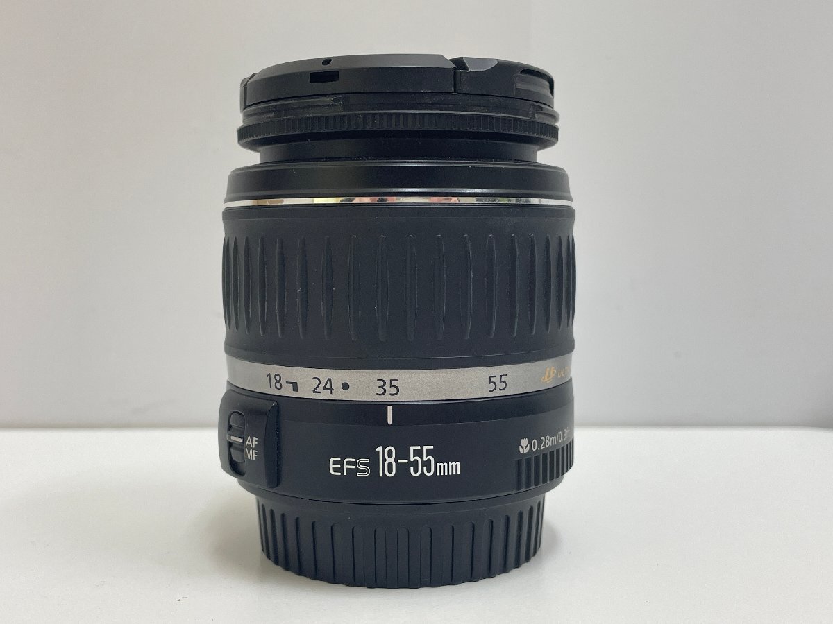 【497_46557】Canon キャノン ZOOM LENS EF-S 18-55mm F3.5-5.6 II USM カメラ レンズ レンズ内部汚れあり 動作未確認【現状品】