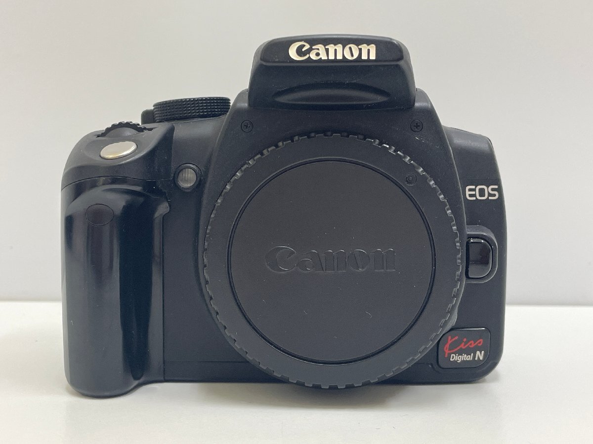 【497_46519】Canon キャノン EOS Kiss Digital N ボディ バッテリー無し デジタル 一眼レフ カメラ 通電・動作未確認【現状品】