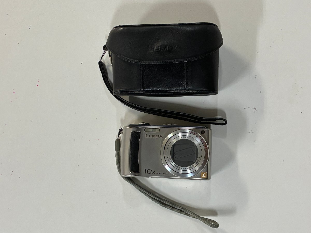 【256_69699】Panasonic パナソニック LUMIX ルミックス DMC-TZ5 シルバー 付属品欠品・通電、動作未確認 ジャンク