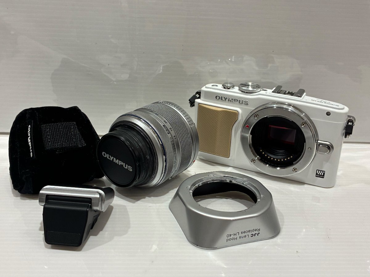 【501_15649】OLYMPUS PEN Lite E-PL5 オリンパス ペン ライト ミラーレス 一眼カメラ レンズ付き 中古品 現状品 ジャンク品