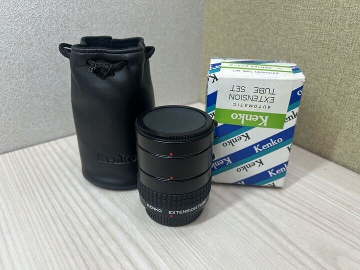 【250_89114】Kenko AUTOMATIC EXTENSION TUBE SET ケンコー エクステンションチューブセット 動作未確認/現状品 [60]