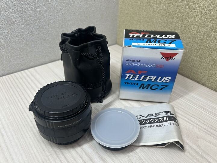【250_60586】 Kenko AF一眼レフ用 コンバージョンレンズ≪2倍≫ AF TELEPLUS MC7 動作未確認/現状品 [60]
