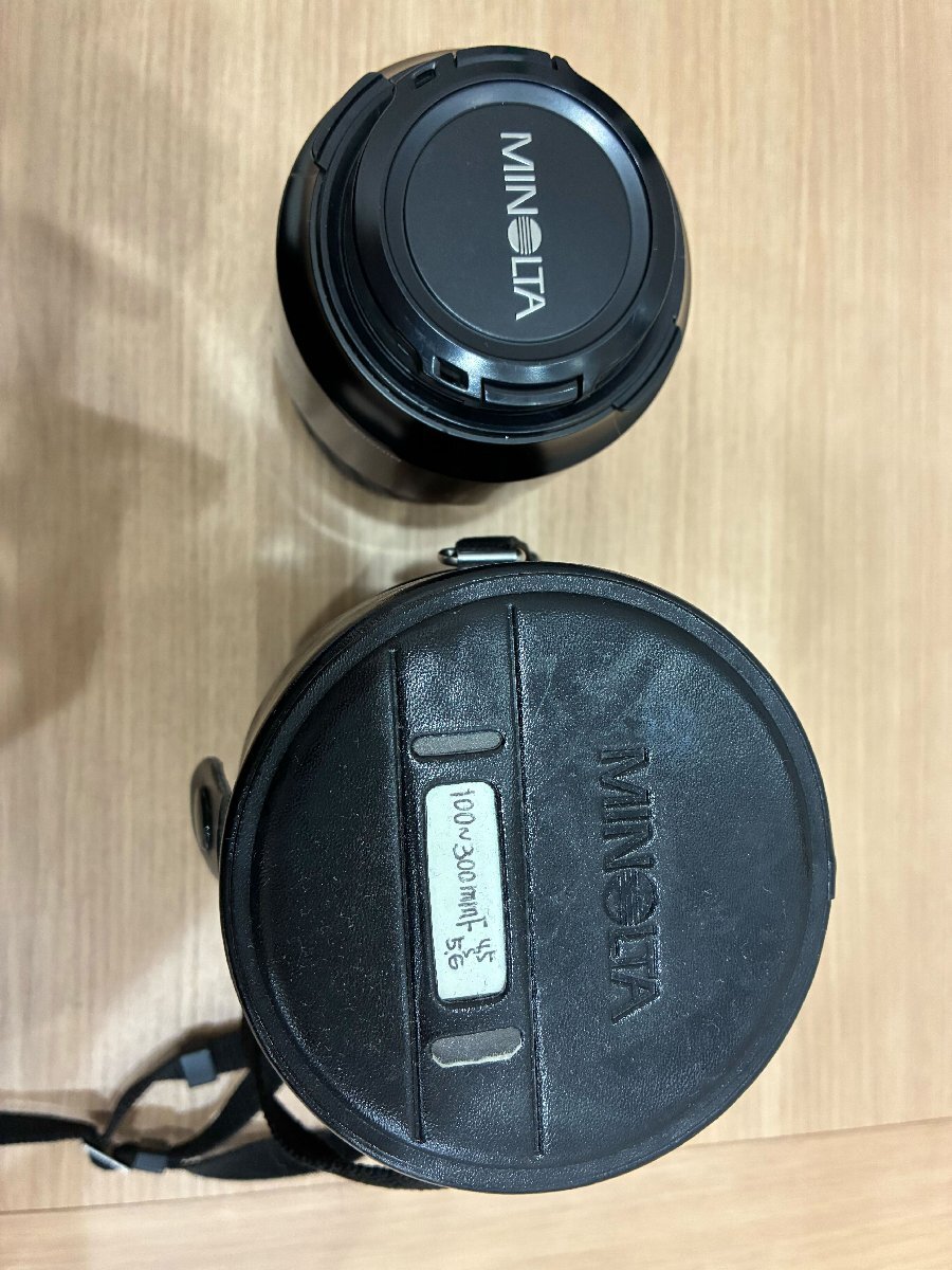 【553_89511】MINOLTA ミノルタ　AF ZOOM 100-300mm F4.5-5.6 Aマウント ミノルタ AFズームレンズ 動作未確認