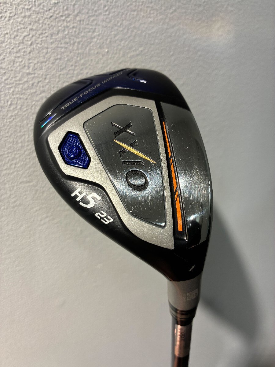 【241_98051】XXIO ゼクシオ DUNLOP ダンロップ ユーティリティ H5 23° XXIO 10 2018 ネイビー MP1000 ネイビー 48g Tg4.5 SR ケース付き