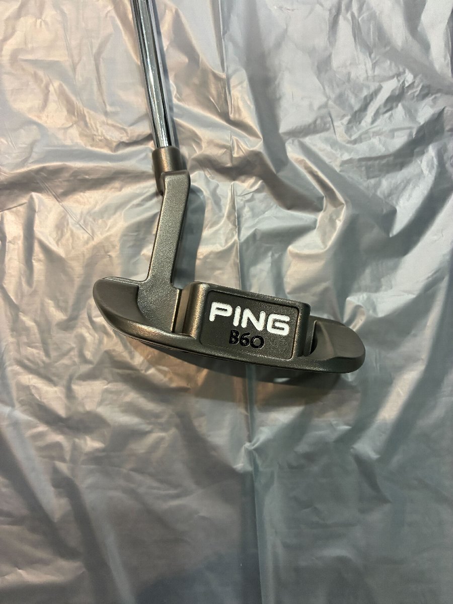 【241_98075】PING ピン B60 ミニマレット型 パター i-SERIES iシリーズ ステンレス ショートパット ビー60 ロングセラー シール跡 ケース