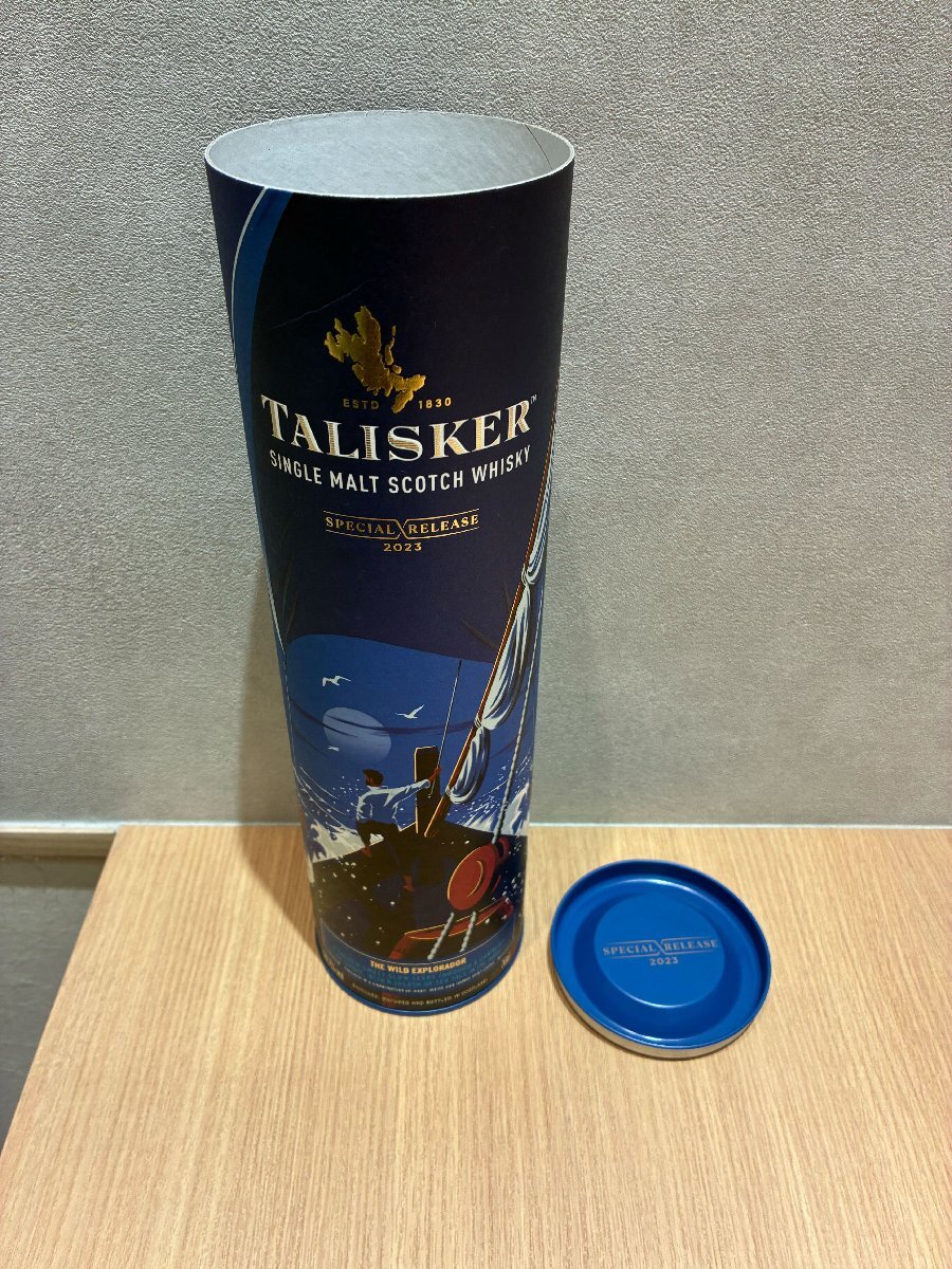 【542_22707】【都内発送のみ】TALISKER タリスカー 23年 700ml 59.7％ スコッチウイスキー 未開栓 やや傷や汚れあり 外箱付
