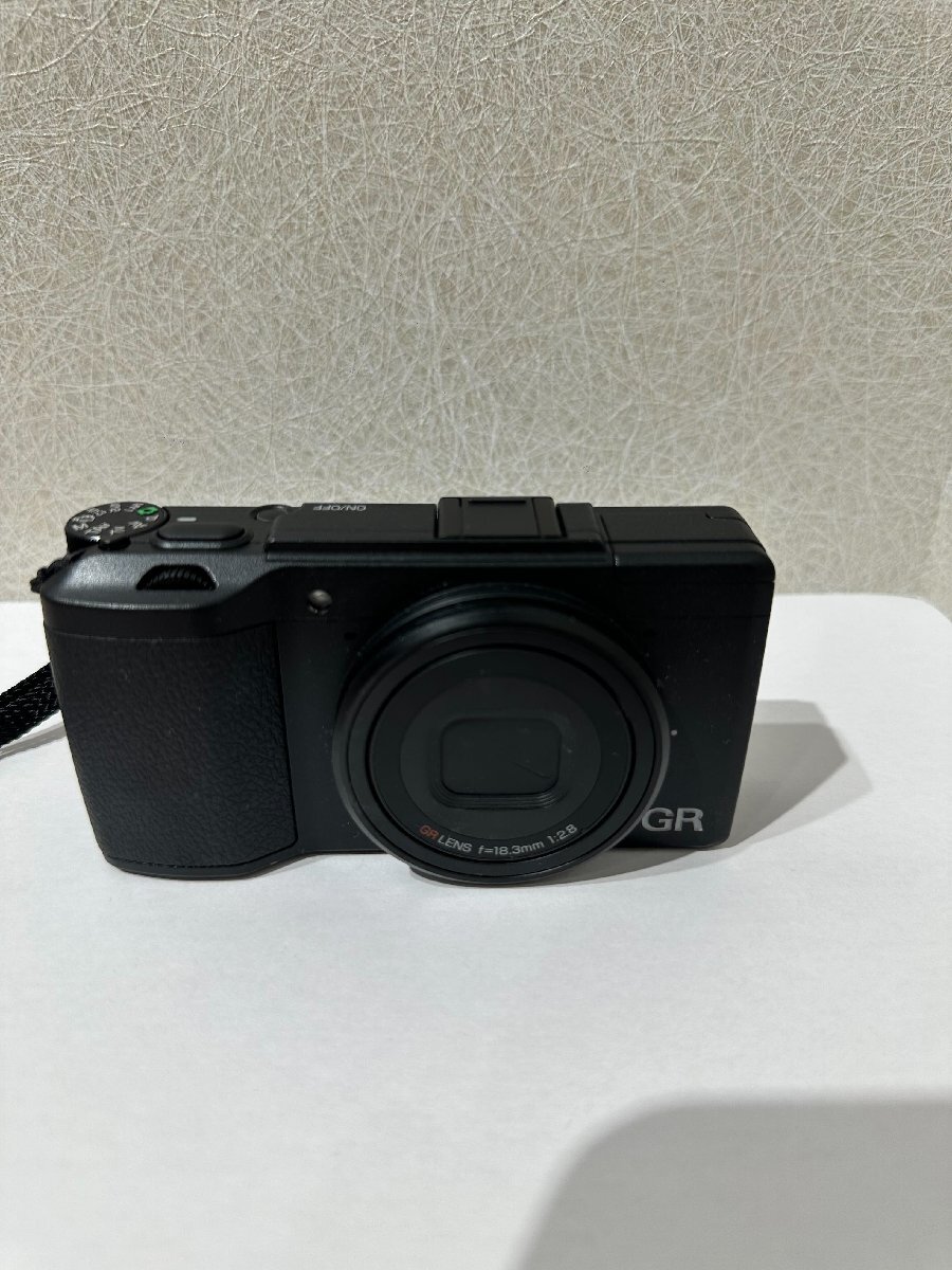 ［253_57072］［RICOH/リコー GRⅡ コンパクトデジタルカメラ 黒］［充電ケーブル付属］