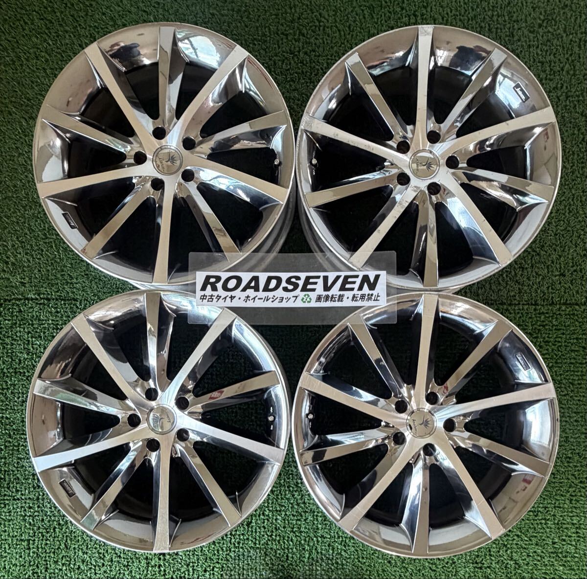 ◆ウェッズ クレンツェ ヴィシュヌ 550EVO ◆20×8J +38/+49 PCD114.3(5H) ハブ径:約73mm 4本Set 中古アルミ ◆送料無料(一部地域を除く) 