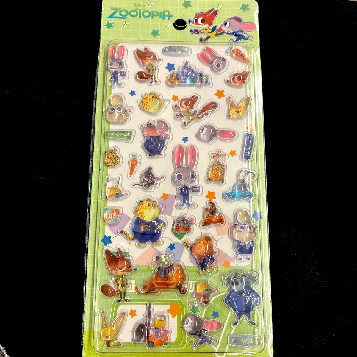 【新品】本物　ズートピア ボンボンドロップシール ディズニー 未開封