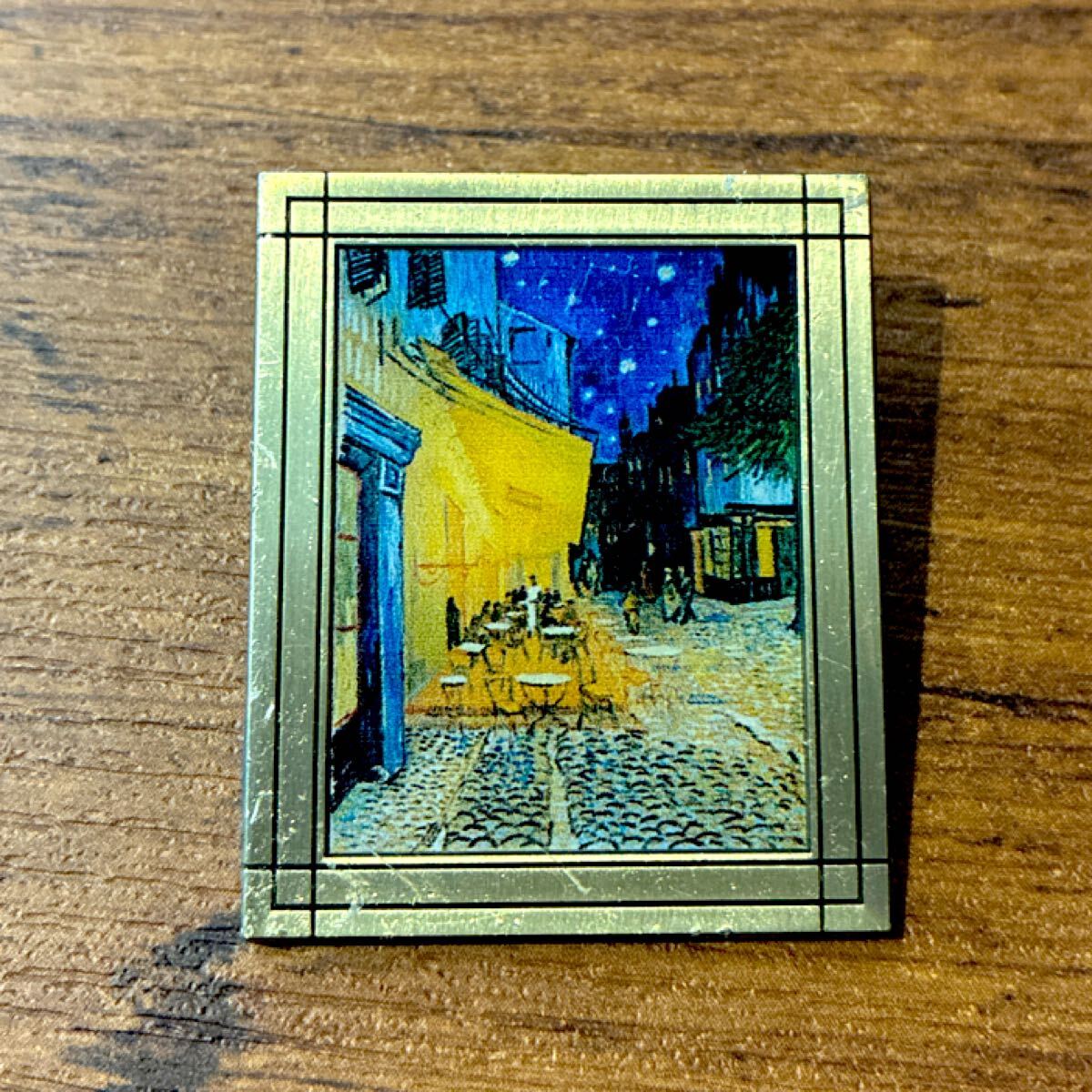 ゴッホ 夜のカフェテラス 大ゴッホ展 Gogh ピンバッジ　絵画