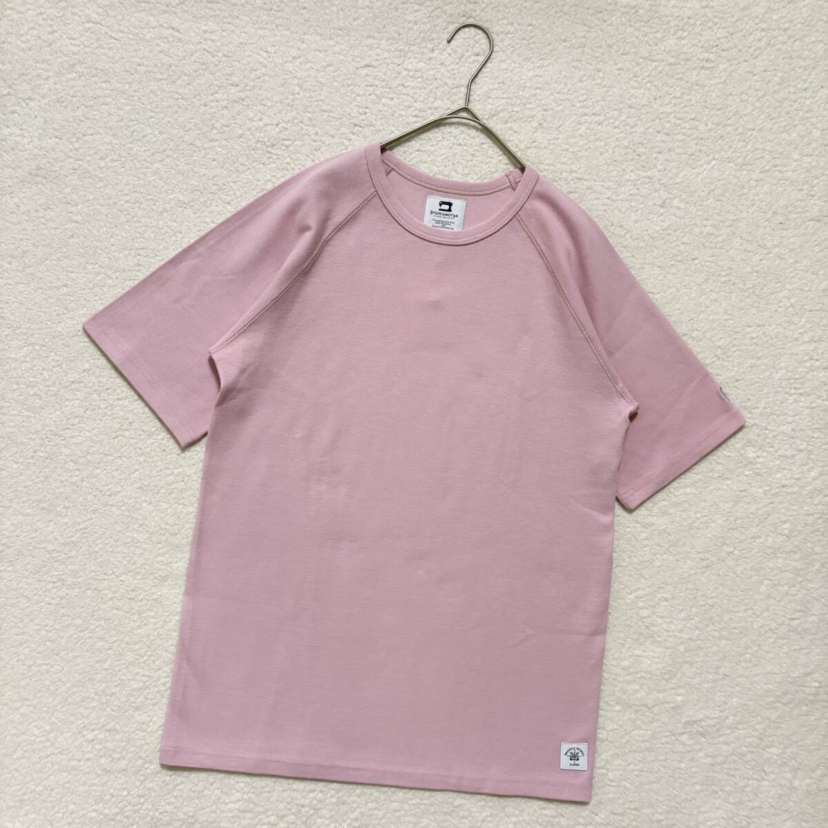 新品タグ付き Branchworks ブランチワークス ロゴ入り 半袖 カットソー シャツ レディース トップス サイズL