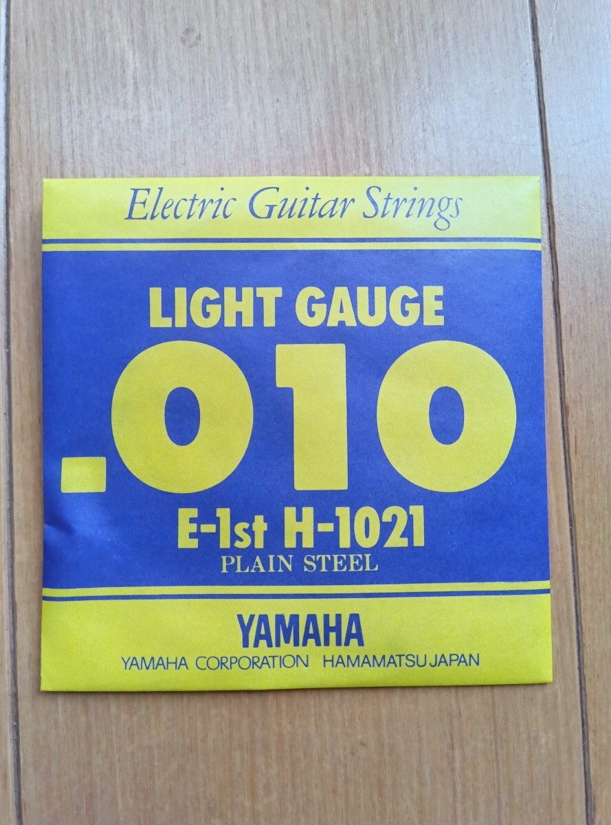 【未使用】YAMAHA エレキギター弦 LIGHT GAUGE .010 E-1st １２本セット　H-1021　