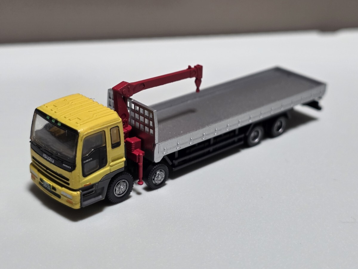 トミーテック トラックコレクション 第4弾 いすゞ ギガ クレーン付き平荷台