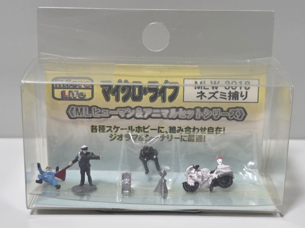Nゲージスケールストラクチャー アイコム マイクロライフ MLW-3018 ネズミ捕り 警察 白バイ