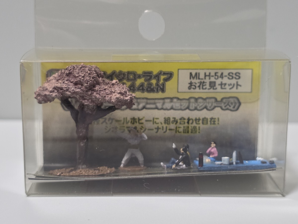 Nゲージスケールストラクチャー アイコム マイクロライフ MLH-54-SS お花見セット