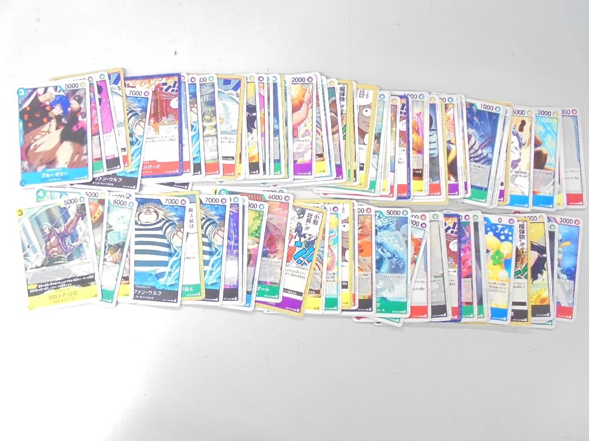 【80】①ワンピース ONE PIECE カードゲーム ノーマルカード 約500枚 現状品 目立つ汚れ等なし