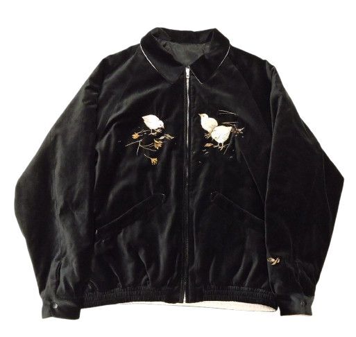 25FWモデル OLD JOE&Co. スタニング ベルベット スーベニアジャケット 252OJ-JK12 サイズ40 ブラック オールドジョー＆コー 中古品