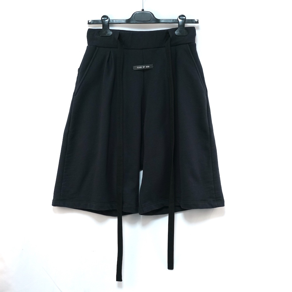 FEAR OF GOD フィアオブゴッド 6th Collection drawstring short ドローストリング スウェット ショート パンツブラック sizeXS 6S19‐3005