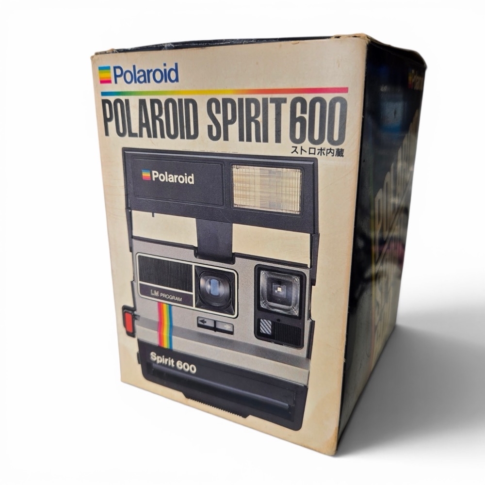 新品未使用 POLAROID SPIRIT 600 ヴィンテージ ポラロイドカメラ ストロボ内蔵 インスタントカメラ アンティーク 動作未確認