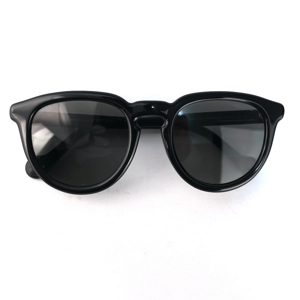 MONCLER モンクレール ML0229 01D POLARIZED ボストン シェイプ サングラス ブラック 53 22 145 3P