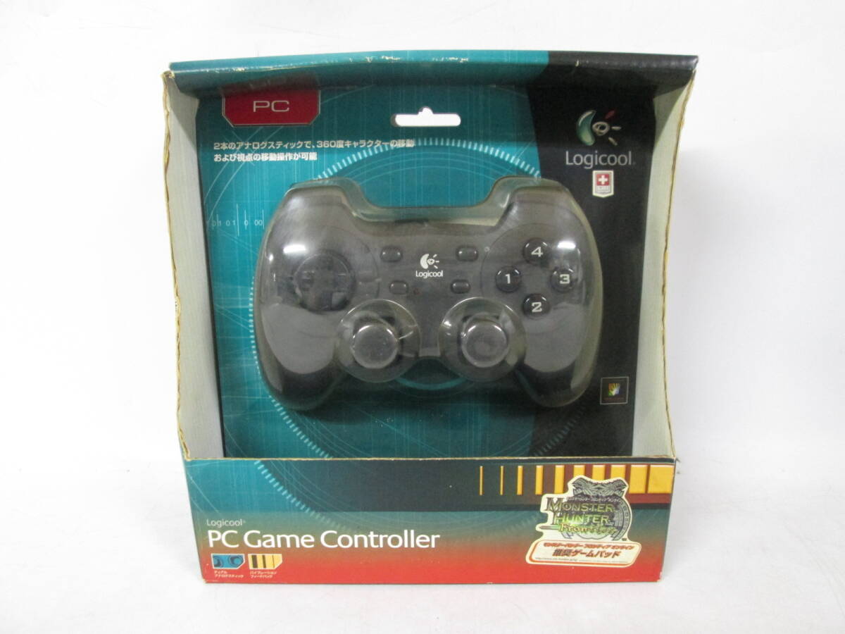 【0611h A3420】 [未使用品] Logicool ロジクール PC Game Controller GPX-500BK モンハン 未開封品 動作未確認 保管品