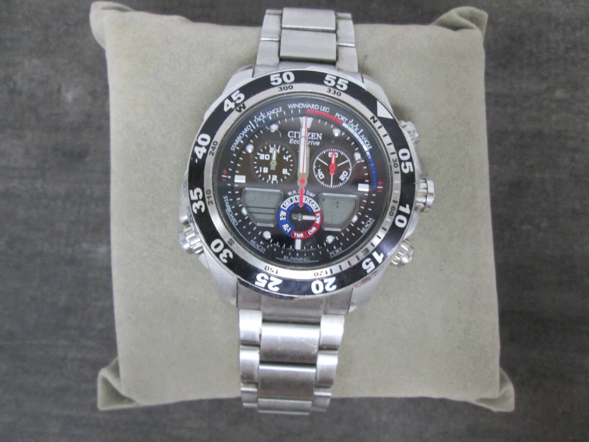 【0616i A3503】 CITIZEN シチズン プロマスター クロノグラフ アナデシ 腕時計 Eco-Drive C650-5067626