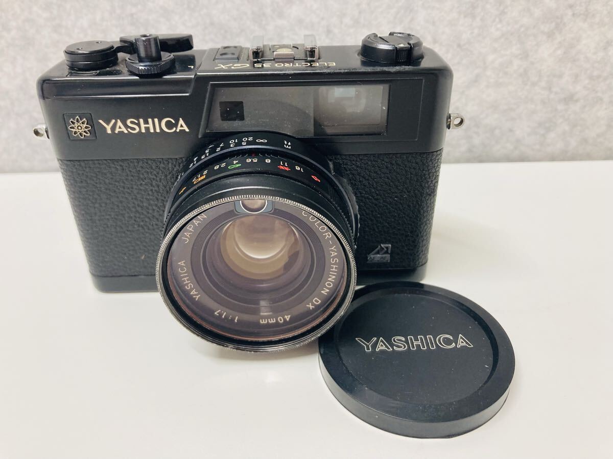 2907) YASHICA フィルムカメラ ELECTRO 35 GX ヤシカ COLOR-YASHINON DX 40mm 現状品