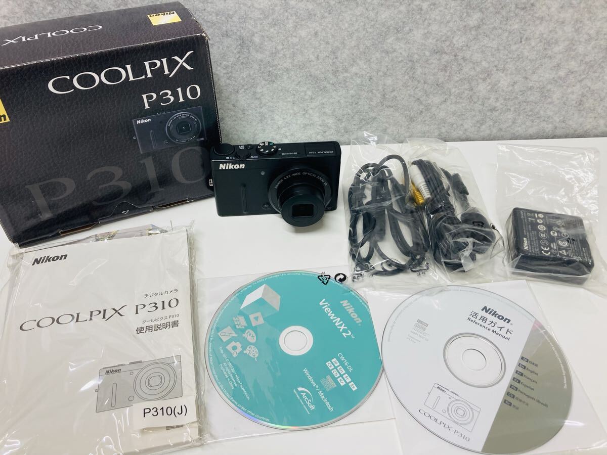 2909) Nikon COOLPIX P310 コンパクトデジタルカメラ ニコン ブラック デジカメ 保管現状品