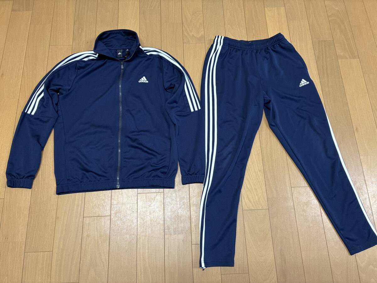 adidas アディダス ジャージ 上下セット O ネイビー