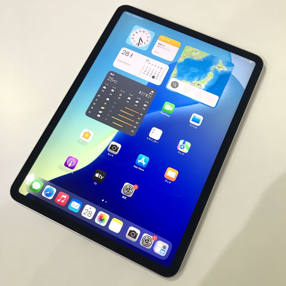θ【動作確認済み】Apple 【Wi-Fi】11インチ iPad Pro（第2世代/2020）128GB シルバー MY252J/A 本体のみ S47605958580