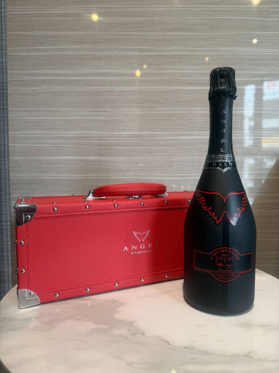 ♪【未開栓/ライト点灯】エンジェル ブリュット ヘイローレッド シャンパン 750ml/12.5度/瓶 S21775058677