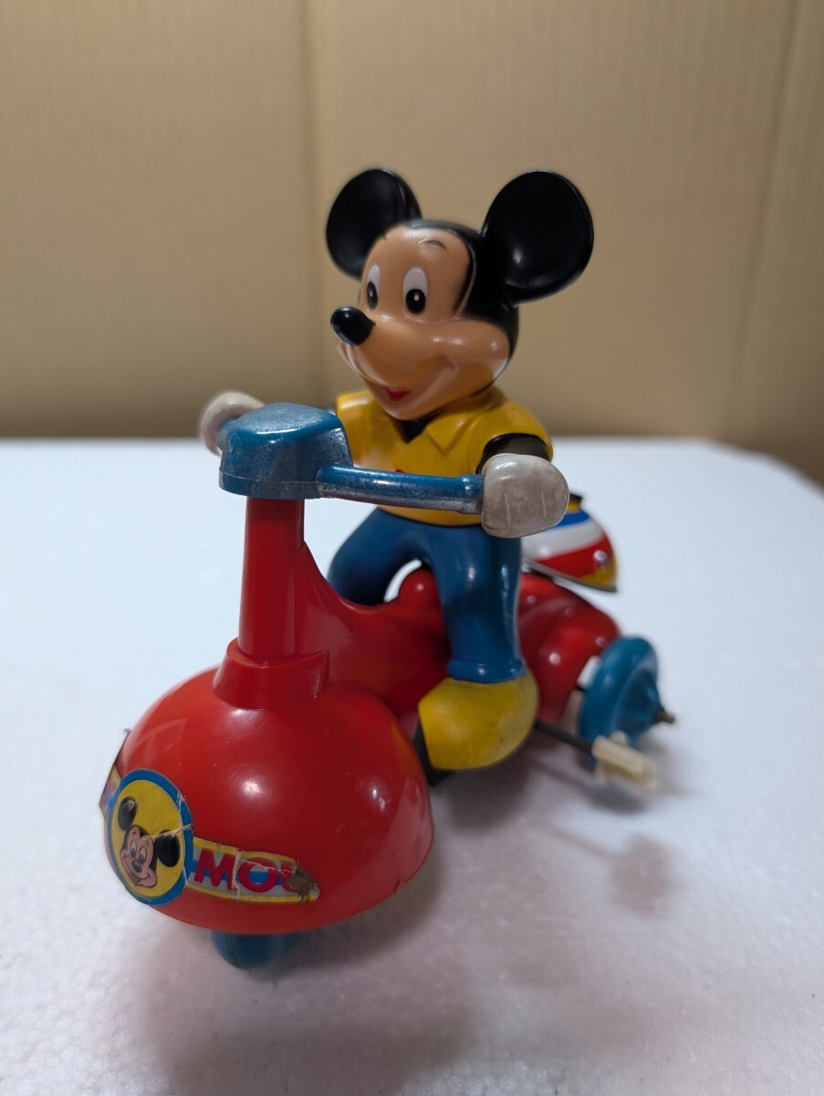 昭和当時物 レトロ ミッキーマウス マスダヤ 増田屋 1980年代 ゼンマイカー Mickey Mouse 日本製 三輪車 開業当時物 MADE IN JAPAN