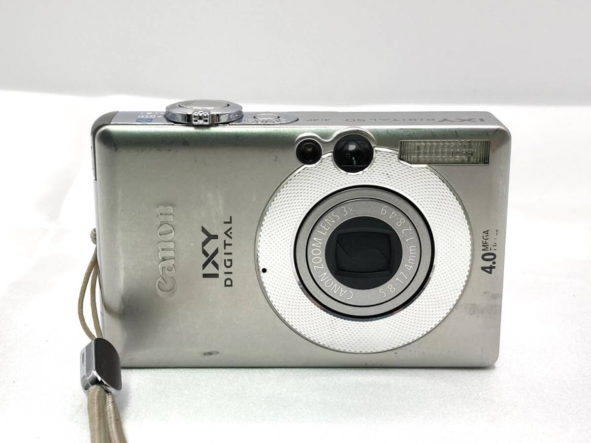 H◎ １円スタート　CANON　キヤノン　50 PC1101　IXY　イクシー　コンパクトデジタルカメラ　デジカメ　カメラ　本体のみ