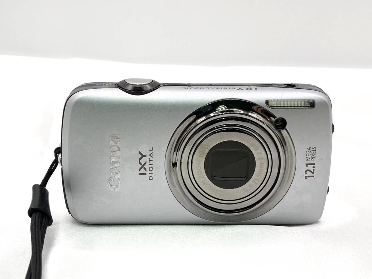 T◇ １円スタート　通電確認済み　CANON　キヤノン　930　PC1437　IXY　イクシー　コンパクトデジタルカメラ　デジカメ　カメラ　シルバー