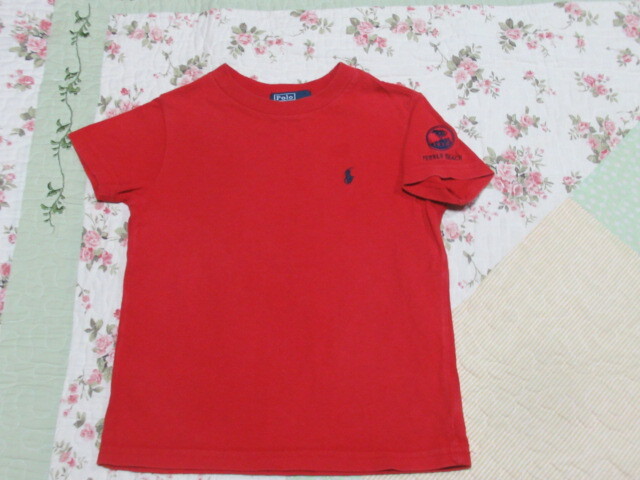 ラルフローレン１００㎝赤半袖Ｔシャツ＊送料１８５円