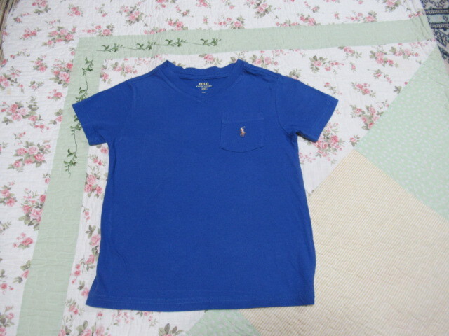 ラルフローレン１１０㎝青半袖Tシャツ＊送料１８５円