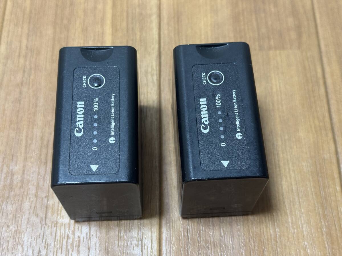 （1円）Canon BP-975 バッテリｘ２個 (B)