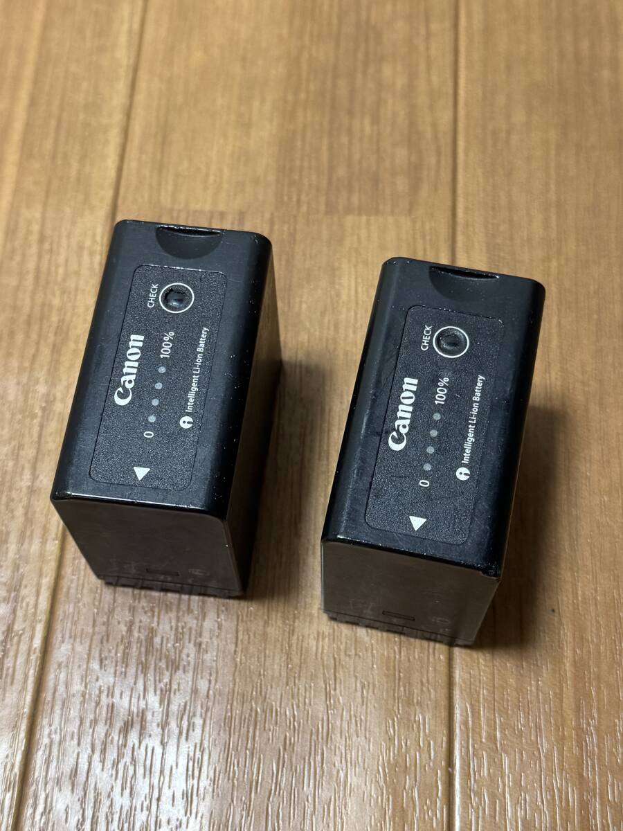 （1円）Canon BP-975 バッテリｘ２個 (A)