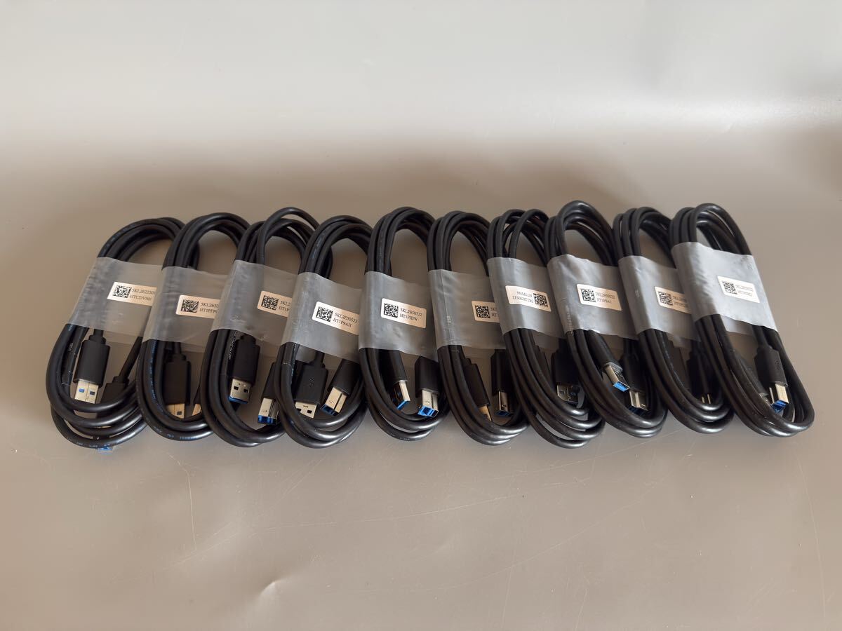 USB3.0 A-Bケーブル 10本セット 約180cm 未使用保管品 全数簡易確認済