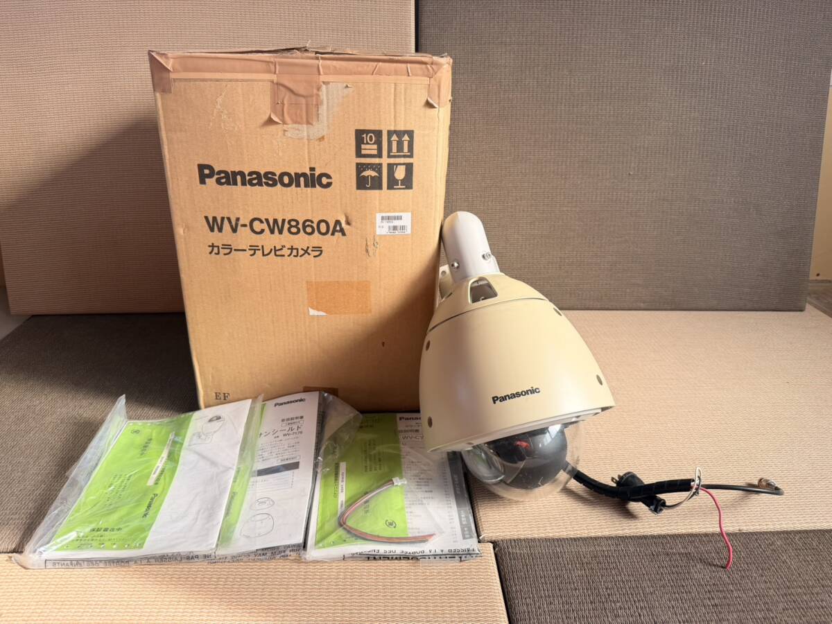 パナソニック Panasonic 防犯カメラ 監視カメラ WV-CW860A WV-7176 WV-Q110 WV-Q110 カラーテレビカメラ ドーム型 取扱説明書