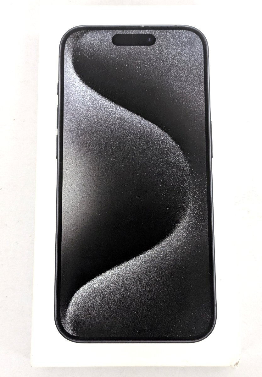 Apple アップル iPhone 15 Pro 256GB MTUC3J/A ブラックチタニウム SIMフリー 利用制限「-」スマホ《A4411