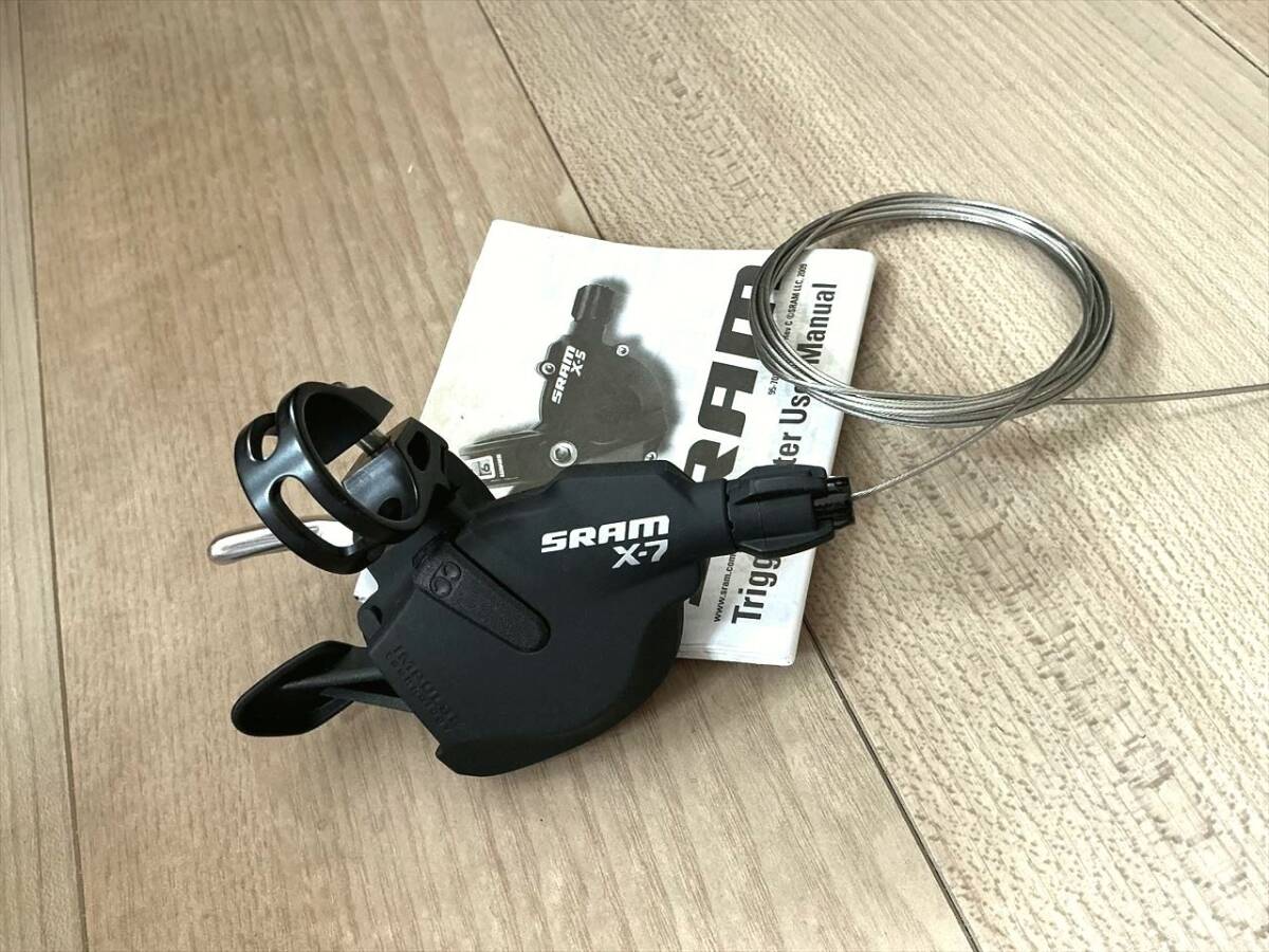 ★1セットのみ 未使用 SRAM スラム X-7 右シフター リア9速 即決 X7